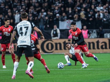 Sao Paulo (SP), 9 / 10 / 2025 Copa do Brasil / Quarterfinals / Corinthians vs Athletico-PR / SP - Corinthians ve Athletico Paranaense arasındaki maç 2025 Copa do Brasil 'in ikinci ayağı için. (pedro paulo diaz\ yeni2)      