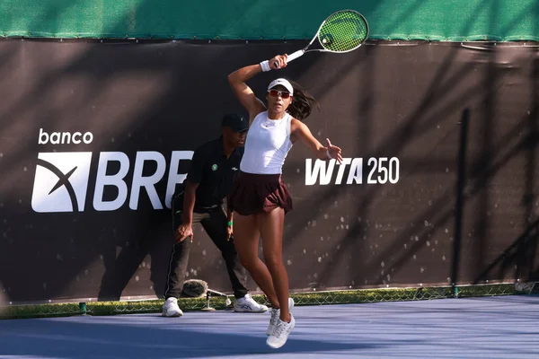 Sao Paulo (SP), 9 / 10 / 2025 - Match Victoria Rodriguez (MEX) vs. Tiantsoa Rakotomanga Rajaonah (FRA), Sao Paulo 'da düzenlenen SP Açık' ta, 10 Eylül 2025. (leco viana\ yeni2))   