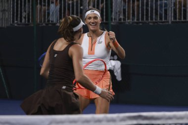 Sao paulo (sp), 10 / 09 / 2025 - Sao Paulo 'daki açık sp sp' de çiftler timea babos (hun) ve luisa stefani (bra) vs alicia barnett (gbr) ve elixane lechemia (fra) arasındaki maç. (leco viana\ yeni2))    