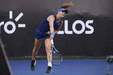 Sao Paulo (SP), 9 / 10 / 2025 - Villa-Lobos Park 'ta düzenlenen SP Açık' ta Madeleine Brooks (GBR) ve Jessica Failla (USA) ile Emily Appleton (GBR) ve Isabelle Haverlag (Ned) arasındaki maç. (leco viana\ yeni2))     