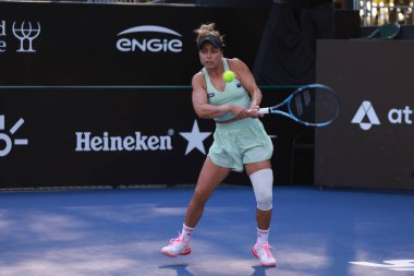 Sao Paulo (SP), 09 / 11 / 2025 - Berfu Cengiz (TUR) ile Renata Zarazua (MEX) arasındaki maç, Sao Paulo 'daki SP Açık' ta, 2025 yılında Villa-Lobos Park 'ta gerçekleşti. (leco viana\ yeni2))    
