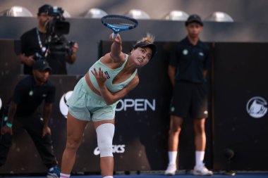 Sao Paulo (SP), 09 / 11 / 2025 - Berfu Cengiz (TUR) ile Renata Zarazua (MEX) arasındaki maç, Sao Paulo 'daki SP Açık' ta, 2025 yılında Villa-Lobos Park 'ta gerçekleşti. (leco viana\ yeni2))    