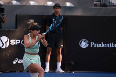 Sao Paulo (SP), 09 / 11 / 2025 - Berfu Cengiz (TUR) ile Renata Zarazua (MEX) arasındaki maç, Sao Paulo 'daki SP Açık' ta, 2025 yılında Villa-Lobos Park 'ta gerçekleşti. (leco viana\ yeni2))    