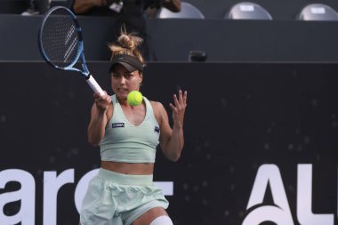 Sao Paulo (SP), 09 / 11 / 2025 - Berfu Cengiz (TUR) ile Renata Zarazua (MEX) arasındaki maç, Sao Paulo 'daki SP Açık' ta, 2025 yılında Villa-Lobos Park 'ta gerçekleşti. (leco viana\ yeni2))    
