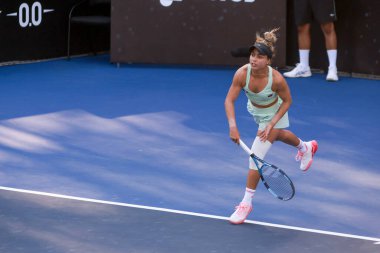 Sao Paulo (SP), 09 / 11 / 2025 - Berfu Cengiz (TUR) ile Renata Zarazua (MEX) arasındaki maç, Sao Paulo 'daki SP Açık' ta, 2025 yılında Villa-Lobos Park 'ta gerçekleşti. (leco viana\ yeni2))    