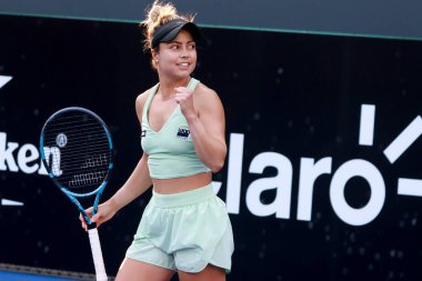 Sao Paulo (SP), 09 / 11 / 2025 - Berfu Cengiz (TUR) ile Renata Zarazua (MEX) arasındaki maç, Sao Paulo 'daki SP Açık' ta, 2025 yılında Villa-Lobos Park 'ta gerçekleşti. (leco viana\ yeni2))    