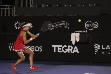Sao Paulo (SP), 09 / 11 / 2025 - Match Ana Candiotto (BRA) vs. Panna Udvary (HUN), Sao Paulo 'daki SP Open' da, 11 Eylül 2025 tarihinde, Sao Paulo 'nun batı bölgesinde gerçekleşti. (leco viana\ yeni2))      