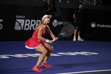 Sao Paulo (SP), 09 / 11 / 2025 - Match Ana Candiotto (BRA) vs. Panna Udvary (HUN), Sao Paulo 'daki SP Open' da, 11 Eylül 2025 tarihinde, Sao Paulo 'nun batı bölgesinde gerçekleşti. (leco viana\ yeni2))      