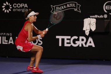 Sao Paulo (SP), 09 / 11 / 2025 - Match Ana Candiotto (BRA) vs. Panna Udvary (HUN), Sao Paulo 'daki SP Open' da, 11 Eylül 2025 tarihinde, Sao Paulo 'nun batı bölgesinde gerçekleşti. (leco viana\ yeni2))      