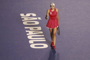 Sao Paulo (SP), 09 / 11 / 2025 - Match Ana Candiotto (BRA) vs. Panna Udvary (HUN), Sao Paulo 'daki SP Open' da, 11 Eylül 2025 tarihinde, Sao Paulo 'nun batı bölgesinde gerçekleşti. (leco viana\ yeni2))      