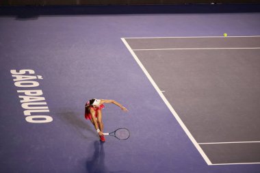 Sao Paulo (SP), 09 / 11 / 2025 - Match Ana Candiotto (BRA) vs. Panna Udvary (HUN), Sao Paulo 'daki SP Open' da, 11 Eylül 2025 tarihinde, Sao Paulo 'nun batı bölgesinde gerçekleşti. (leco viana\ yeni2))      