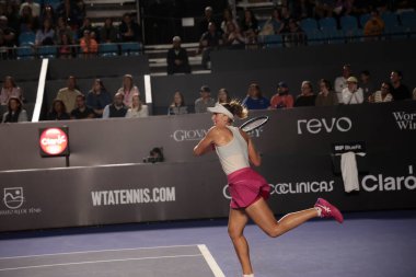 Sao Paulo (SP), 11 Eylül 2025 - Sao Paulo 'daki SP Açık' ta Beatriz Haddad Maia (BRA) ile Laura Pigossi arasındaki maç, 11 Eylül 2025 tarihinde Villa-Lobos Park 'ta gerçekleşmiştir. (leco viana\ yeni2))    