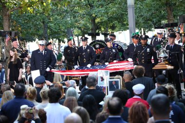 11 Eylül 2025, New York, ABD: 11 Eylül 24 Eylül anma töreni Dünya Ticaret Merkezi 'ndeki 11 Eylül Anma Plazasında gerçekleşecek. (niyi fote\ theenews2)         