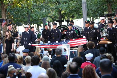 11 Eylül 2025, New York, ABD: 11 Eylül 24 Eylül anma töreni Dünya Ticaret Merkezi 'ndeki 11 Eylül Anma Plazasında gerçekleşecek. (niyi fote\ theenews2)         