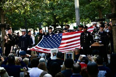 11 Eylül 2025, New York, ABD: 11 Eylül 24 Eylül anma töreni Dünya Ticaret Merkezi 'ndeki 11 Eylül Anma Plazasında gerçekleşecek. (niyi fote\ theenews2)         