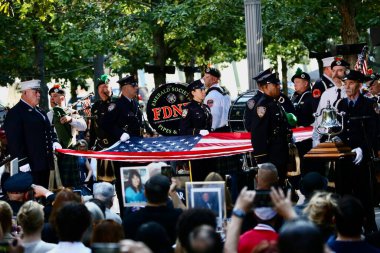 11 Eylül 2025, New York, ABD: 11 Eylül 24 Eylül anma töreni Dünya Ticaret Merkezi 'ndeki 11 Eylül Anma Plazasında gerçekleşecek. (niyi fote\ theenews2)         