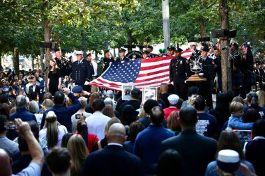 11 Eylül 2025, New York, ABD: 11 Eylül 24 Eylül anma töreni Dünya Ticaret Merkezi 'ndeki 11 Eylül Anma Plazasında gerçekleşecek. (niyi fote\ theenews2)         