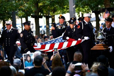 11 Eylül 2025, New York, ABD: 11 Eylül 24 Eylül anma töreni Dünya Ticaret Merkezi 'ndeki 11 Eylül Anma Plazasında gerçekleşecek. (niyi fote\ theenews2)         