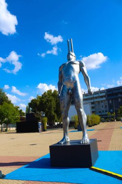 Milan (İtalya), 09 / 11 / 2025 - Sergi / Heykeltıraş Emanuel Giannelli / Sanat - Uluslararası üne sahip İtalyan heykeltıraş Emanuel Giannelli 'nin çalışmaları Milano' daki 