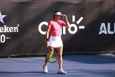 Sao Paulo (SP), 11 Eylül 2025 - Yvonne Cavalle Reimers (SP) ve Alicia Herrero (SP) - Anna Rogers (USA) ve Janice Tjen (INA), Sao Paulo 'daki SP Open' da karşı karşıya geldiler. (leco viana\ yeni2))       
