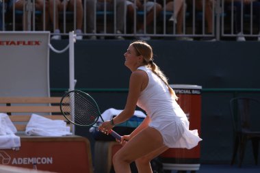 Sao Paulo (SP), 11 Eylül 2025 - Yvonne Cavalle Reimers (SP) ve Alicia Herrero (SP) - Anna Rogers (USA) ve Janice Tjen (INA), Sao Paulo 'daki SP Open' da karşı karşıya geldiler. (leco viana\ yeni2))       
