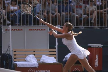 Sao Paulo (SP), 11 Eylül 2025 - Yvonne Cavalle Reimers (SP) ve Alicia Herrero (SP) - Anna Rogers (USA) ve Janice Tjen (INA), Sao Paulo 'daki SP Open' da karşı karşıya geldiler. (leco viana\ yeni2))       