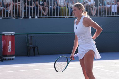 Sao Paulo (SP), 11 Eylül 2025 - Yvonne Cavalle Reimers (SP) ve Alicia Herrero (SP) - Anna Rogers (USA) ve Janice Tjen (INA), Sao Paulo 'daki SP Open' da karşı karşıya geldiler. (leco viana\ yeni2))       