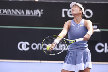 Sao Paulo (SP), 12 Eylül 2025 - Janice Tjen (INA) vs. Alexandra Eala (PHI), Sao Paulo 'daki SP Open' da, 12 Eylül 2025 tarihinde, Sao Paulo 'nun batı bölgesinde yer alır. (leco viana\ yeni2))    