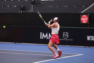 Sao Paulo (SP), 12 Eylül 2025 - Janice Tjen (INA) vs. Alexandra Eala (PHI), Sao Paulo 'daki SP Open' da, 12 Eylül 2025 tarihinde, Sao Paulo 'nun batı bölgesinde yer alır. (leco viana\ yeni2))    