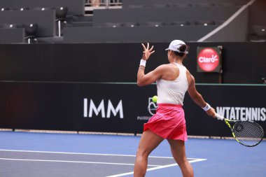 Sao Paulo (SP), 12 Eylül 2025 - Janice Tjen (INA) vs. Alexandra Eala (PHI), Sao Paulo 'daki SP Open' da, 12 Eylül 2025 tarihinde, Sao Paulo 'nun batı bölgesinde yer alır. (leco viana\ yeni2))    