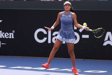 Sao Paulo (SP), 12 Eylül 2025 - Janice Tjen (INA) vs. Alexandra Eala (PHI), Sao Paulo 'daki SP Open' da, 12 Eylül 2025 tarihinde, Sao Paulo 'nun batı bölgesinde yer alır. (leco viana\ yeni2))    