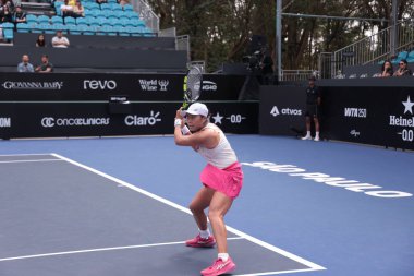 Sao Paulo (SP), 12 Eylül 2025 - Janice Tjen (INA) vs. Alexandra Eala (PHI), Sao Paulo 'daki SP Open' da, 12 Eylül 2025 tarihinde, Sao Paulo 'nun batı bölgesinde yer alır. (leco viana\ yeni2))    