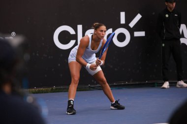 Sao Paulo (SP), 09 / 12 / 2025 - Tiantsoa Rakotomanga Rajaonah (FRA) ile Panna Udvardy (HUN) arasındaki maç, Sao Paulo 'daki SP Açık' ta, 12 Eylül 2025 tarihinde Villa-Lobos Park 'ta gerçekleşti. (leco viana\ yeni2))    