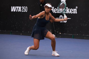 Sao Paulo (SP), 09 / 12 / 2025 - Tiantsoa Rakotomanga Rajaonah (FRA) ile Panna Udvardy (HUN) arasındaki maç, Sao Paulo 'daki SP Açık' ta, 12 Eylül 2025 tarihinde Villa-Lobos Park 'ta gerçekleşti. (leco viana\ yeni2))    