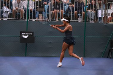 Sao Paulo (SP), 09 / 12 / 2025 - Tiantsoa Rakotomanga Rajaonah (FRA) ile Panna Udvardy (HUN) arasındaki maç, Sao Paulo 'daki SP Açık' ta, 12 Eylül 2025 tarihinde Villa-Lobos Park 'ta gerçekleşti. (leco viana\ yeni2))    