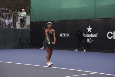 Sao Paulo (SP), 09 / 12 / 2025 - Tiantsoa Rakotomanga Rajaonah (FRA) ile Panna Udvardy (HUN) arasındaki maç, Sao Paulo 'daki SP Açık' ta, 12 Eylül 2025 tarihinde Villa-Lobos Park 'ta gerçekleşti. (leco viana\ yeni2))    