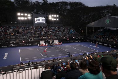 Sao Paulo (SP), 12 Eylül 2025 - Sao Paulo 'daki SP Açık' ta Beatriz Haddad Maia (BRA) ile Renata Zarazua (MEX) arasındaki maç, 12 Eylül 2025 tarihinde Villa-Lobos Park 'ta yapıldı. (leco viana\ yeni2))    