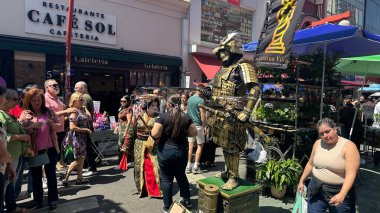 Sao Paulo (SP), 09 / 14 / 2025 - movement / Praca da Liberdade / SP - geleneksel bir Japon mahallesi olan Rua Galvao Bueno, Praca da Liberdade 'de pazar günleri yapılan gastronomi ve kültür fuarı ile büyük bir hareket. (Oslaim Brito / Tenews2)          