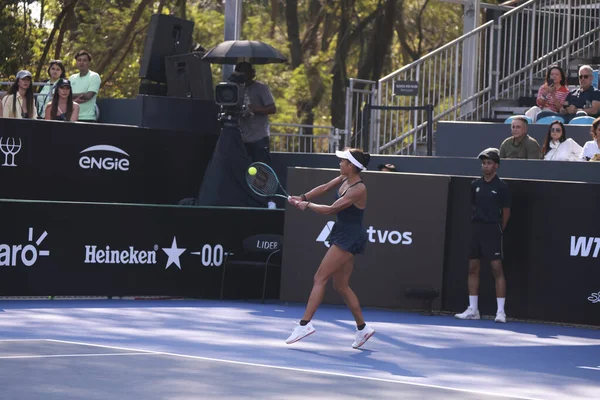 Sao Paulo (SP), 13 Eylül 2025 - Villa-Lobos Park 'ta oynanan SP Açık' ta Tiantsoa Rakotomanga Rajaonah (FRA) ile Janice Tjen (INA) karşılaşması. (leco viana\ yeni2))     