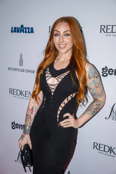 12 Eylül 2025, New York, New York, ABD: Kelsie Watts 12 Eylül 2025 tarihinde New York 'ta The Rainbow Room' da Daily Front Row 'un 12. (M10 'lar\ yeni 2ler))