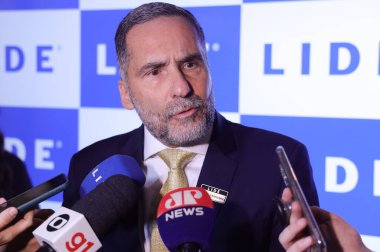 Sao Paulo (sp), 09 / 16 / 2025 - Mario Sarrubo, ulusal güvenlik bakanı, Lide kamu güvenliği seminerine katılıyor. Casa Lide, Jardim Paulistano mahallesi, Sao Paulo şehrinin batı bölgesi. (Marcelo estevao.) (Yeni 2.)