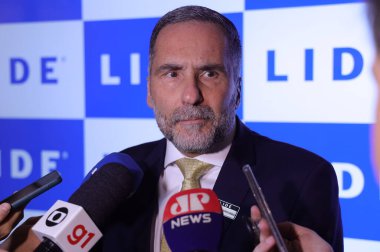 Sao Paulo (sp), 09 / 16 / 2025 - Mario Sarrubo, ulusal güvenlik bakanı, Lide kamu güvenliği seminerine katılıyor. Casa Lide, Jardim Paulistano mahallesi, Sao Paulo şehrinin batı bölgesi. (Marcelo estevao.) (Yeni 2.)