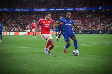 Lizbon (pt) 09 / 16 / 2025 - sl benfica ve qarabag arasındaki maç sırasında Kevin Medina, bu perşembe Lizbon şehrindeki Luz stadyumunda düzenlenen Uefa Şampiyonlar Ligi için geçerli. (Raphael melo\ yeni2))