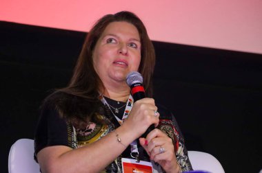 Sao Paulo (sp), 09 / 17 / 2025 - Danielle Bibas, Pierre fabre CEO 'su, aba zirvesi 2025 seminerine katılır. Sinemark, iguatemi alışveriş merkezi, Jardim Paulistano mahallesi. (Marcelo estevao.) (Yeni 2.)