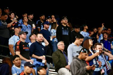 17 Eylül 2025, New York, ABD: NYCFC ve Columbus Crew arasındaki futbol maçı sırasında taraftarlar New York 'taki Yankee Stadyumu' nda MLS için geçerli. (niyi fote\ theenews2)