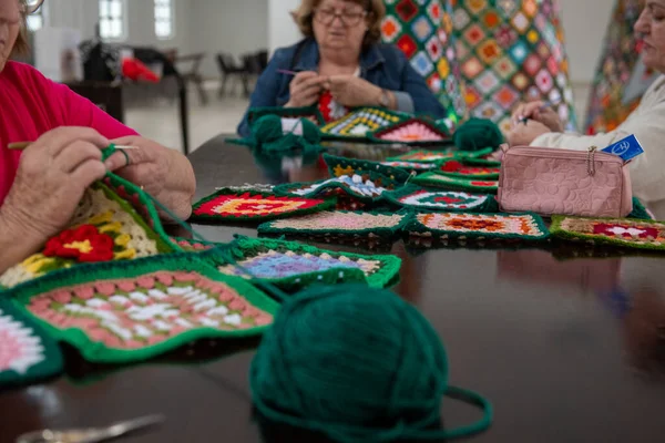 Rodeio (SC), 09 / 17 / 2025 - Christmas / Crochet Tree / SC - 12 binden biraz fazla nüfusa sahip Santa Catarina 'daki Rodeio kenti Brezilya' nın en büyük Noel ağacını hazırlıyor. (Richard ferrari.) (2nci bölüm))    