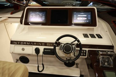 Sao Paulo (SP), 18 Eylül 2025 - Latin Amerika 'nın en büyük denizcilik olayı olan Sao Paulo Boat Show 2025, bu Perşembe açıldı ve sergilenen 170 tekneyle 23 Eylül' e kadar devam etti. (leco viana\ yeni2))           