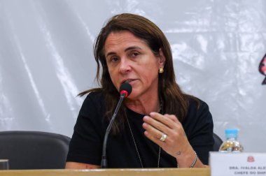 Sao Paulo (SP), basın toplantısı / delege / ruy / ferraz / fontes / ssp - DHPP başkanı Ilva Aleixo bu Perşembe günü SSP genel merkezinde basın toplantısı düzenledi. (Marcelo estevao.) (Yeni 2.)
