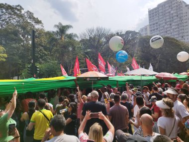 Sao Paulo (SP), Brazil September 21, 2025 - Thousands of protesters participate in a demonstration against the PEC of Shielding or PEC of Impunity approved by the National Congress.