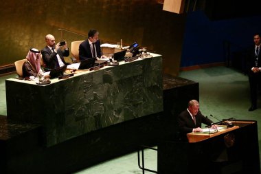 Filistin Sorununun Barışçıl Çözümlenmesi ve İki Devletin Çözümünün Uygulanması İçin Üst Düzey Uluslararası Konferans. 22 Eylül 2025, New York, ABD: Lars Lokke Rasmussen, Dışişleri Bakanı (niyi fote / thews2)